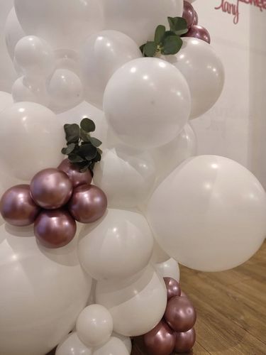 Balony Białe Duże Dekoracje Komunijne Zestaw Balonów Ślub Komunia na Arena.pl