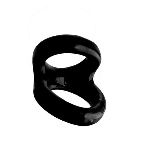 pierścień na penisa, podwójny, czarny na Arena.pl