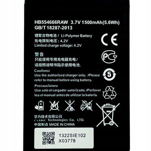 Bateria Do Huawei E5373, E5375, E5377, E5383S-327 HB554666RAW 1500 mAh na Arena.pl