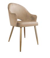 Krzesło Velvet noga złota MG06