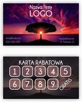 Karty stałego klienta RABATOWE 120 szt LOGO PERSONALIZOWANE różne wzory
