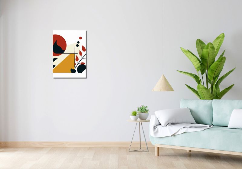 Obraz 40x60cm Ogień i Flora zdjęcie 2