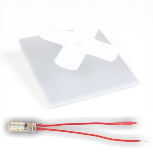 Opawa schodowa Oświetlenie schodowe Lampka LED 230V Okrągła CZARNA na Arena.pl