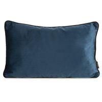 Poszewka Melia 2 30x50 cm granatowa welwetowa z zamkiem