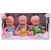ZESTAW LALEK BOBAS NIEMOWLAK JAK ŻYWY REALISTYCZNA LALKA NOWORODEK 3SZT