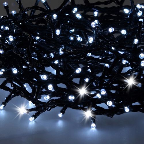 Lampki choinkowe 1000LED Zimny biały 50M Światełka zewnętrzne FLESH IP44 na Arena.pl