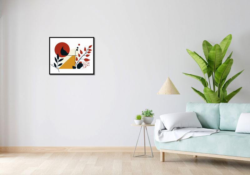 Plakat 60x50cm Ogień i Flora zdjęcie 4