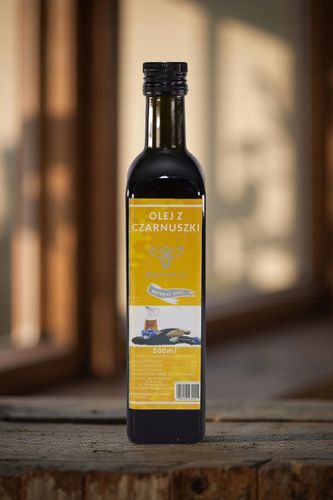 Olej Z Czarnuszki 500ml ml Tłoczony Na Zimno Czarnuszka Nierafinowany na Arena.pl