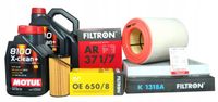 FILTRON ZESTAW FILTRÓW OLEJ MOTUL 7l Audi A6 C7 A7 3.0 TDI 190 211 218 272