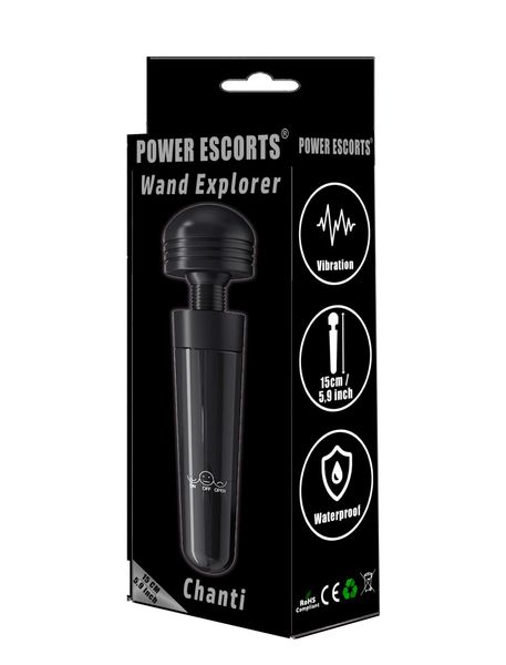 Wnd Explorer -Chanti-Vibrator 15cm-Black zdjęcie 1