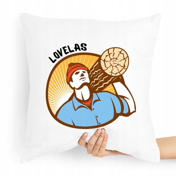 Prezent Poduszka Dla Drwala Lovelas Z Nadrukiem Ze Zdjęciem zdjęcie 1