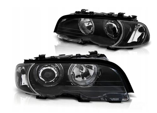 Lampy BMW E46 99-03 COUPE CABRIO RINGI BLACK LED na Arena.pl