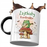 Kubek Czarny Dla Kontrolera Żajebisty Kontroler Z Nadrukiem Ze Zdjęciem
