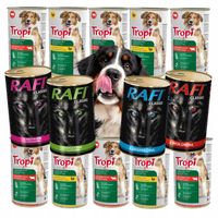 DOLINA NOTECI RAFI CLASSIC + TROPI mokra karma PUSZKI DLA PSA MIX 14x1240G