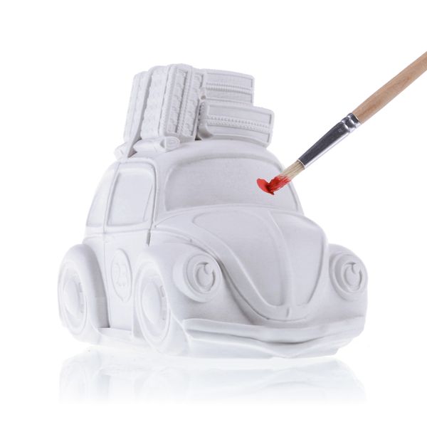 Kolorowanka 3D Samochód Figurka gipsowa do malowania zdjęcie 1