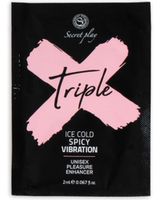 Monodosis Triple X - 3 In 1 Unisex Pleasure Enhancer Gel 2 Ml