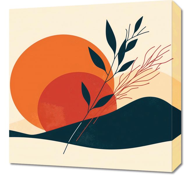 Obraz 50x50cm Zmierzch w Ciszy zdjęcie 1