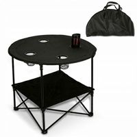 STOLIK TURYSTYCZNY SKŁADANY okrągły stół ogrodowy DO PRZYCZEPY KEMPINGOWEJ