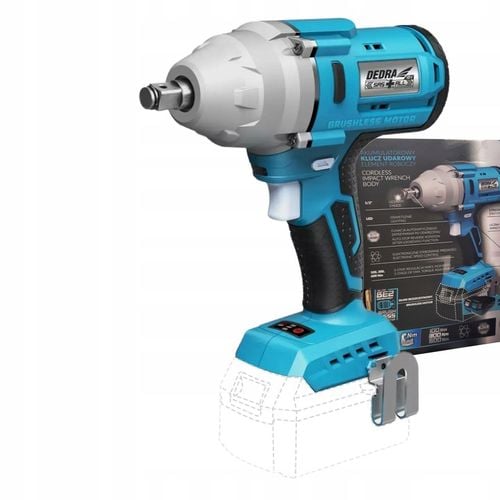 DEDRA KLUCZ UDAROWY 18V AKUMULATOROWY 1/2" 600Nm BEZSZCZOTKOWY DED7157 na Arena.pl
