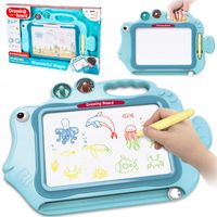 ZNIKOPIS TABLICA MAGNETYCZNA DUŻA DO MALOWANIA RYBKA STEMPELKI DORIS DORY