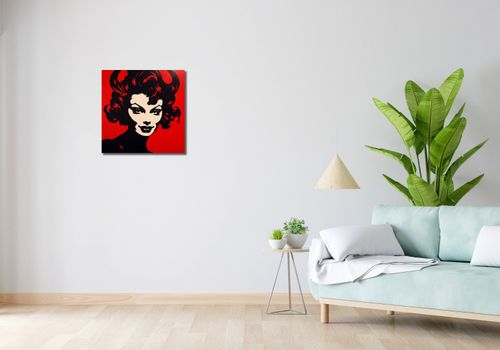 Obraz 50x50cm Czerwona Diablica na Arena.pl