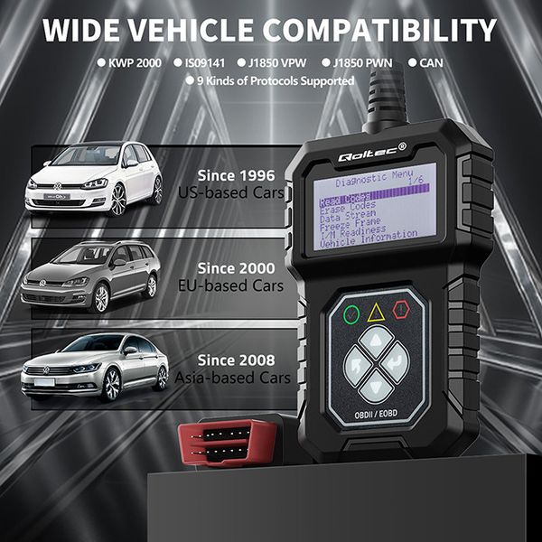 Cyfrowy Tester diagnostyczny Interfejs ProLine OBDII EOBD PL MENU  8V–25V zdjęcie 6