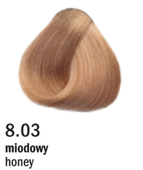 Allwaves Cream Color farba do włosów, koloryzacja trwała, 100 ml 8.03 miodowy