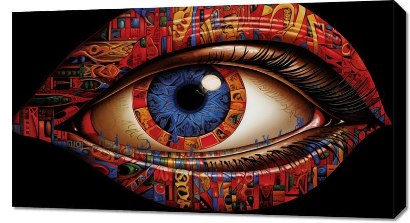 Obraz 90x50cm W Oku Obserwatora zdjęcie 1