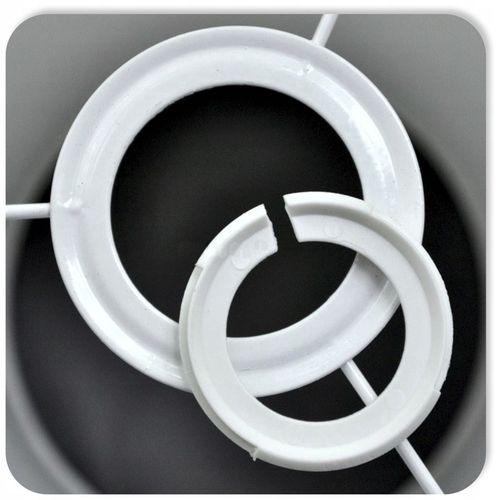 Klosz do lampy stojącej / wiszącej Abażur BIAŁY 40 na Arena.pl