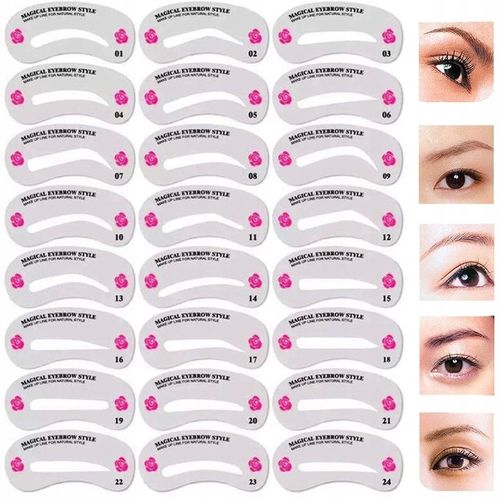 STEMPEL DO BRWI PUDER 24 SZABLONY BRĄZOWY B2 na Arena.pl