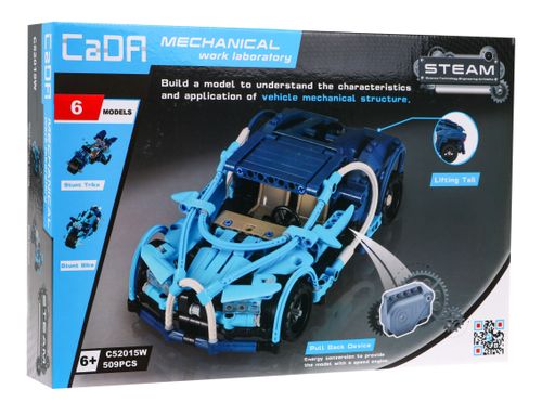 Klocki Techniczne Cada 509 El. Zestaw 6 Pojazdów Kaskaderskich + Napęd na Arena.pl