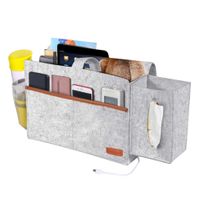 Filcowa Torba Do Przechowywania Na Łóżko - Fotel - Organizator Szary