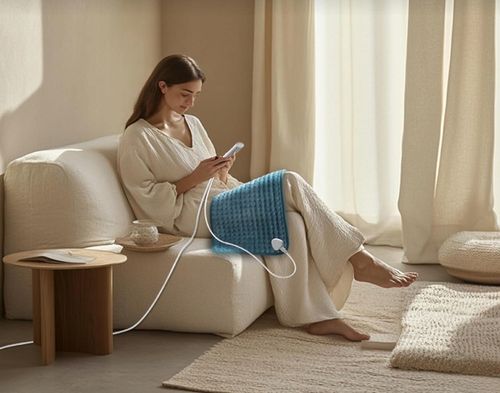 DUŻA PODUSZKA ELEKTRYCZNA PODGRZEWANA TERMOFOR MATA ROZGRZEWAJĄCA XL 60x30 na Arena.pl