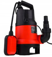 POMPA ZATAPIALNA ZANURZENIOWA DO WODY CZYSTEJ BRUDNEJ Z PŁYWAKIEM 1600W