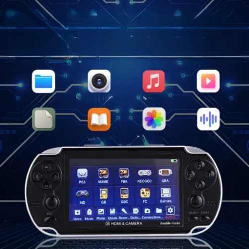 MINI konsola przenośna do gier RETRO x7 POLSKIE MENU 1000 GIER + KABEL na Arena.pl