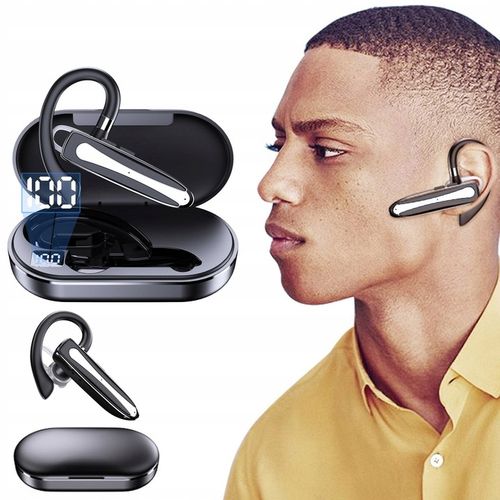 SŁUCHAWKA BLUETOOTH DO ROZMÓW BEZPRZEWODOWA DO UCHA DLA KIEROWCÓW ZESTAW na Arena.pl
