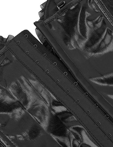 Zmysłowy koronkowy gorset plus size z zapięciami do pończoch figi 187k na Arena.pl