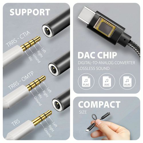 AXAGON | ADA-HC USB-C - HI-RES DAC Audio Adapter na Arena.pl