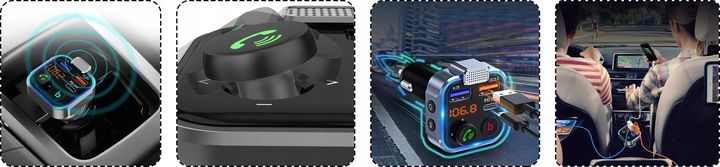 TRANSMITER FM BLUETOOTH SZYBKA ŁADOWARKA DO AUTA zdjęcie 8