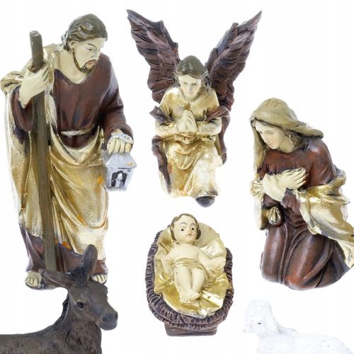 Elegancki Zestaw Figur do Szopki Bożonarodzeniowej Idealny Prezent 11el.10c na Arena.pl