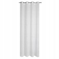 Firana gotowa na przelotkach CARLA 140x250 Eurofirany biała