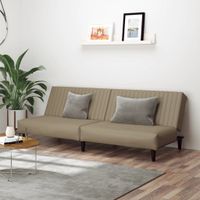 2-osobowa sofa, cappuccino, sztuczna skóra