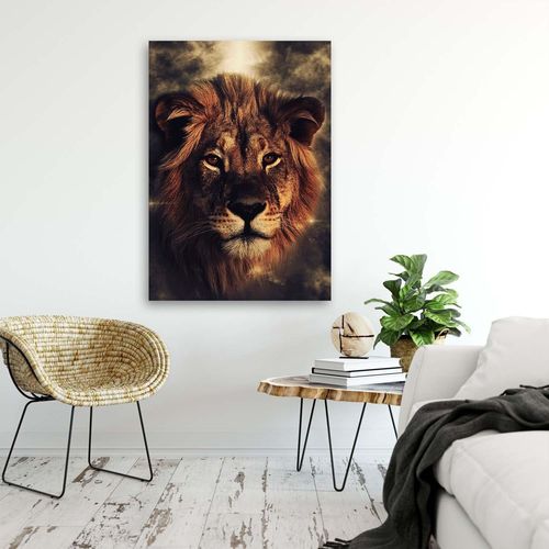 Obraz na płótnie - Canvas, Król zwierząt 50x70 na Arena.pl