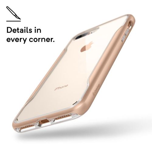 Caseology Apex Clear Case - Etui iPhone 8 Plus / 7 Plus (Gold) na Arena.pl