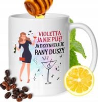 Kubek Dla Violetty Koleżanki Przyjaciółki Żony Prezent Biały 330Ml