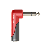 Roxtone przejściówka Wtyk Jack 6.3mm do Gniazdo Kątowe Jack 6.3mm RPAN280