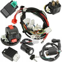Instalacja Elektryczna Wiązka Przełącznik Cewka Moduł ATV Quad KXD 110 125