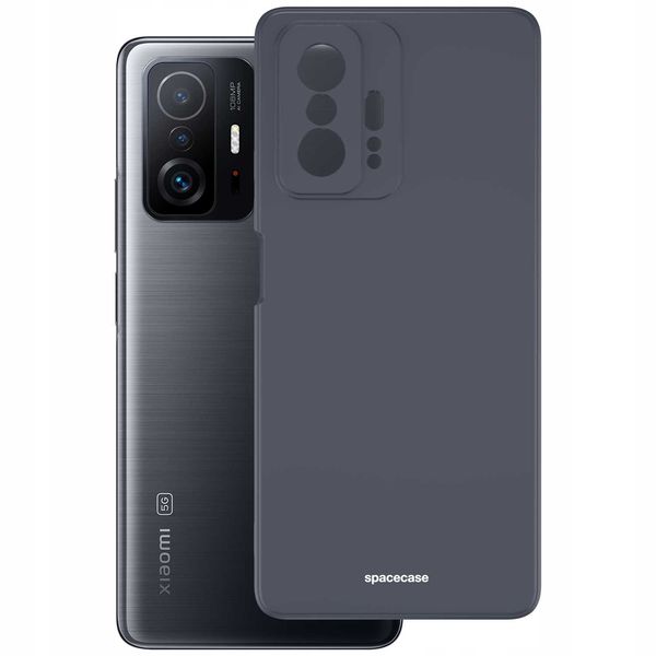 Spacecase Silicone Case Xiaomi 11T/11T Pro Black zdjęcie 2