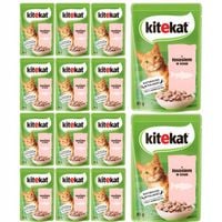 Kitekat Karma pełnoporcjowa dla kotów z łososiem 85 g x 14 sztuk
