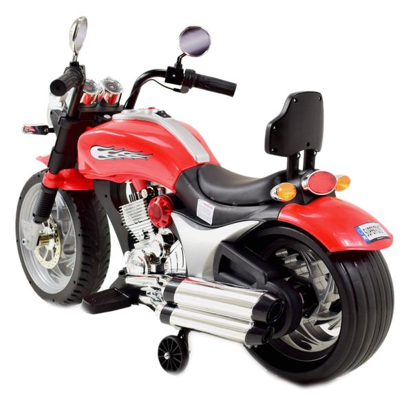 MOTOR NA AKUMULATOR CHOPPER GAZ W MANETCE MIĘKKIE SIEDZENIE BLF916 zdjęcie 3